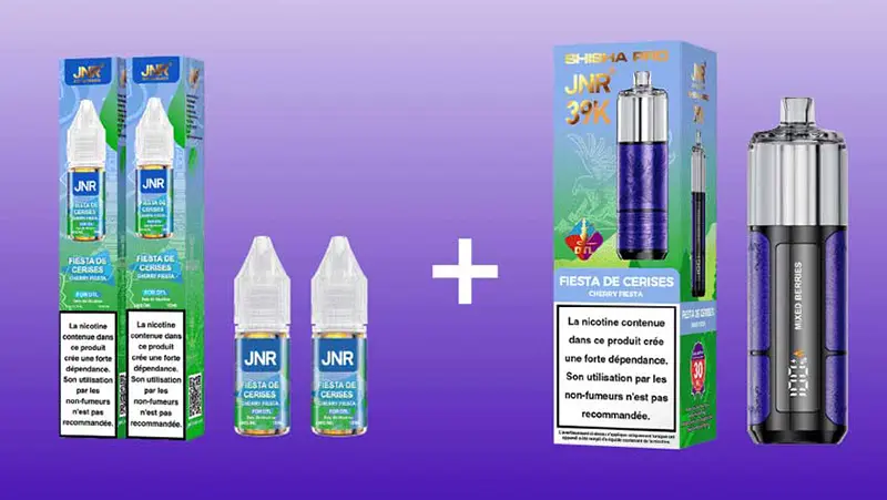 Les coffret de la Puff JNR Shisha Pro 39k