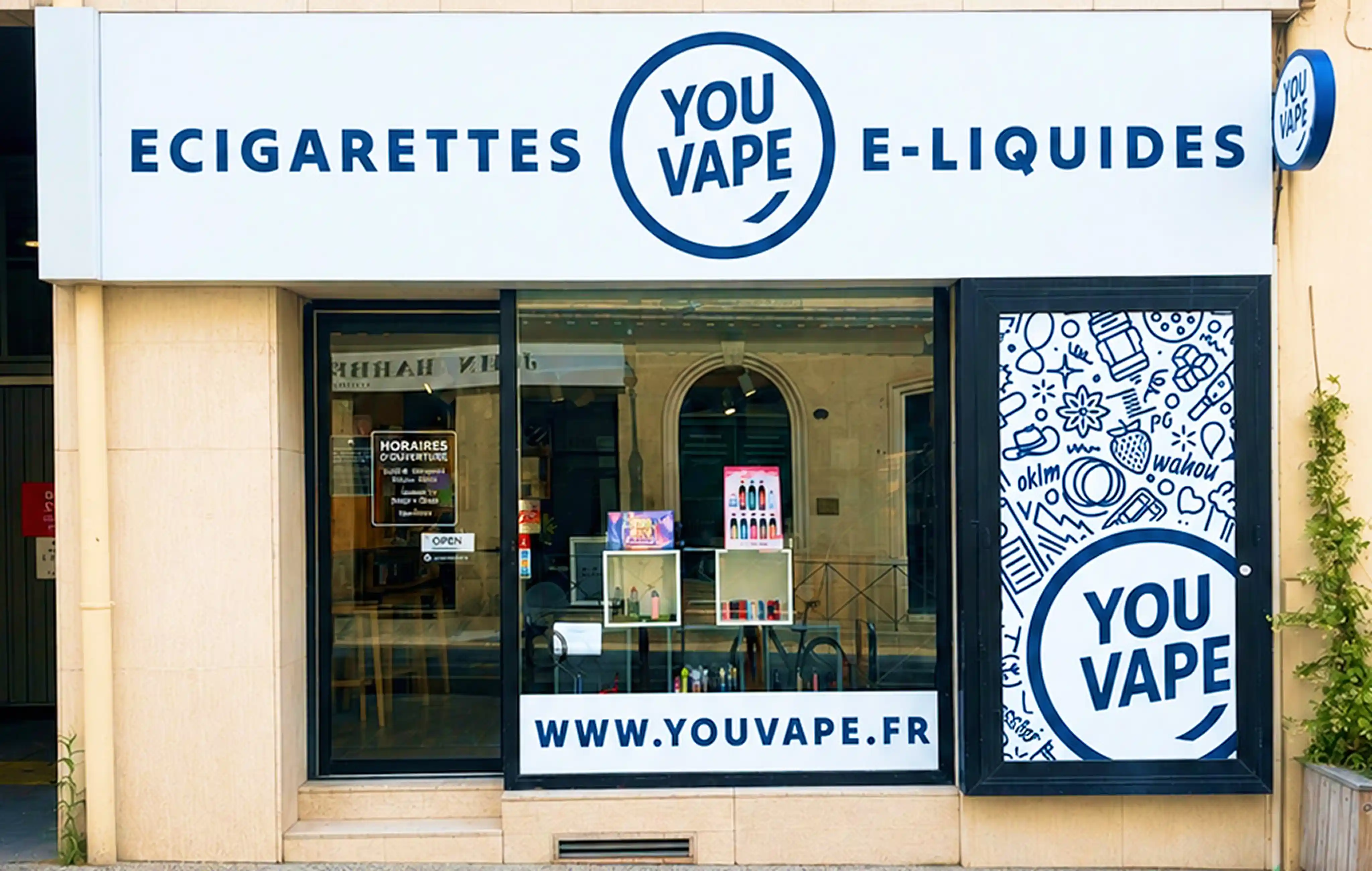 Photo de la devanture de la boutique de montpellier