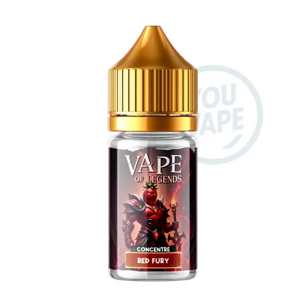 L'arôme concentré Red Fury 30ml de Vape of Legends est une saveur de fraise et de fruits rouges avec sa touche de fraîcheur.