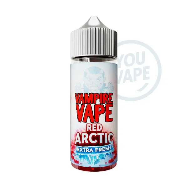 Le e liquide Red Arctic 100ml de Vampire Vape est une saveur de fruits rouges et de cerises ultra-glacées.