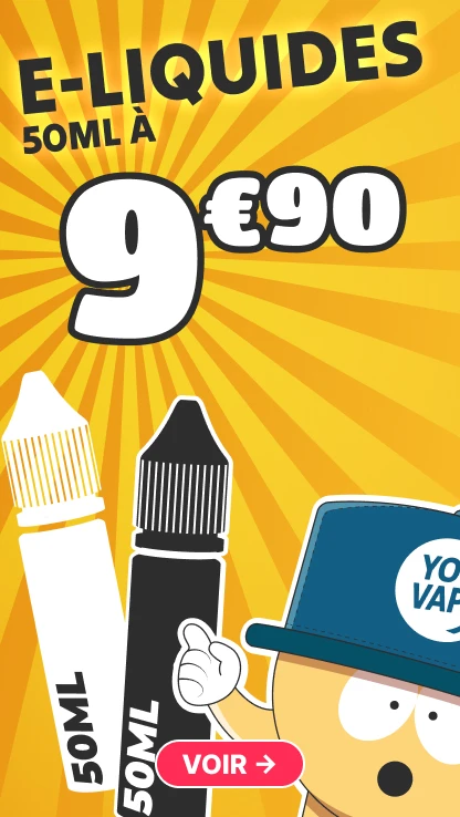 E-liquides 50ml à 9.90€ - YouVape
