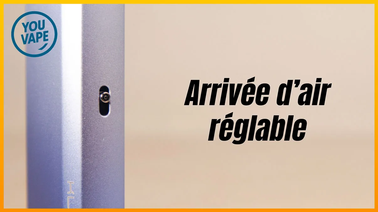 L'airflow du Pod Klypse Plus