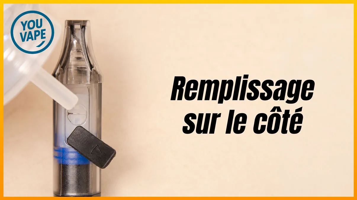 Le remplissage du réservoir du Pod Klypse Plus
