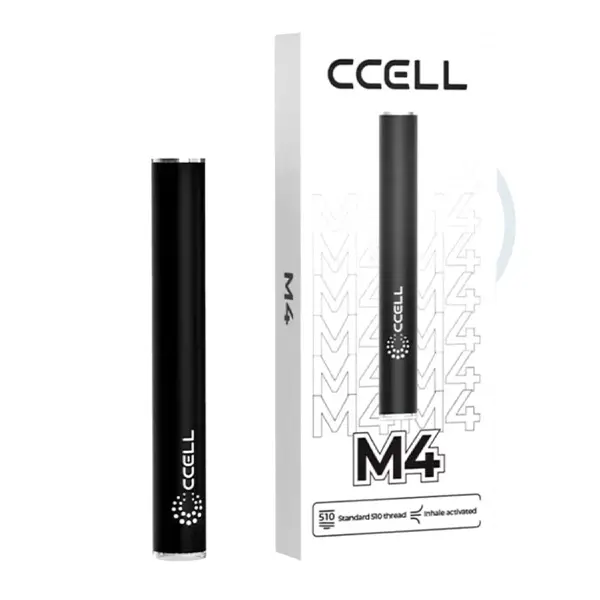 La Batterie Vape Pen Ccell M4 est spécialement adaptée pour vapoter du CBD et des cannabinoïdes avec les cartouches 510. Très fine, elle reste très discrète avec sa cartouche, et possède une réserve de 290 mAh.