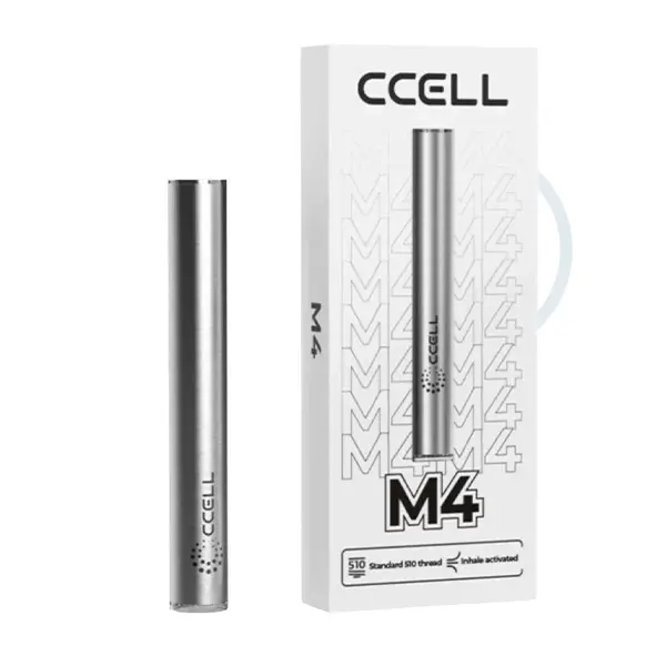 La Batterie Vape Pen Ccell M4 est spécialement adaptée pour vapoter du CBD et des cannabinoïdes avec les cartouches 510. Très fine, elle reste très discrète avec sa cartouche, et possède une réserve de 290 mAh.