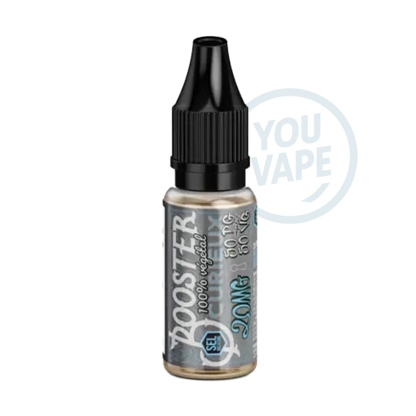 Le Booster Sel de Nicotine 100% Végétal de Curieux vous permet d'ajouter de la nicotine à vos préparations de DIY ou e-liquides sans nicotine.