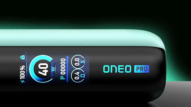Les réglages du pod Oneo Pro