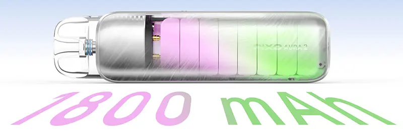 La batterie du pod Pixo Aura 2