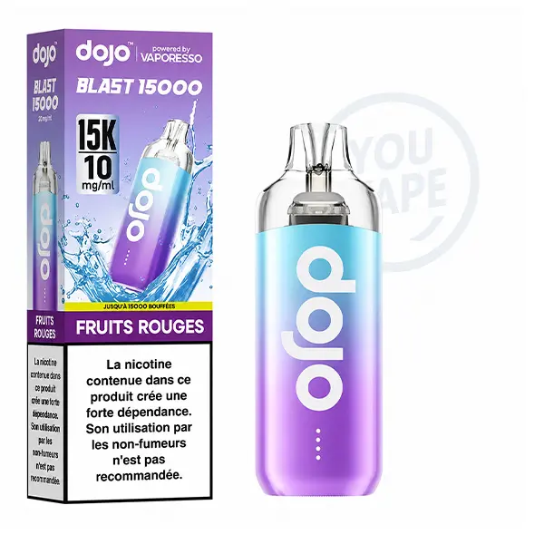Puff Dojo Blast 15k saveur fruits rouges 10mg