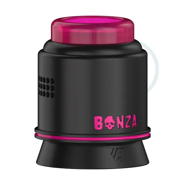 Le dripper Bonza Pro RDA SS Black Pink par Thunder Cloud