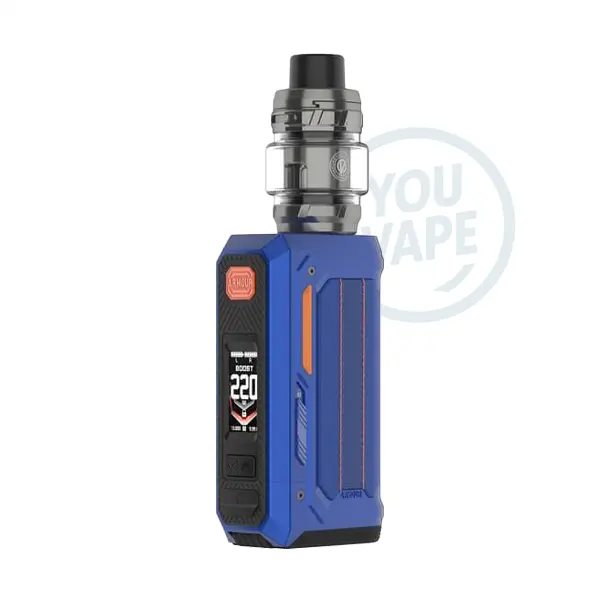 Le Kit Armour Octa de Vaporesso, couleur Rally Blue