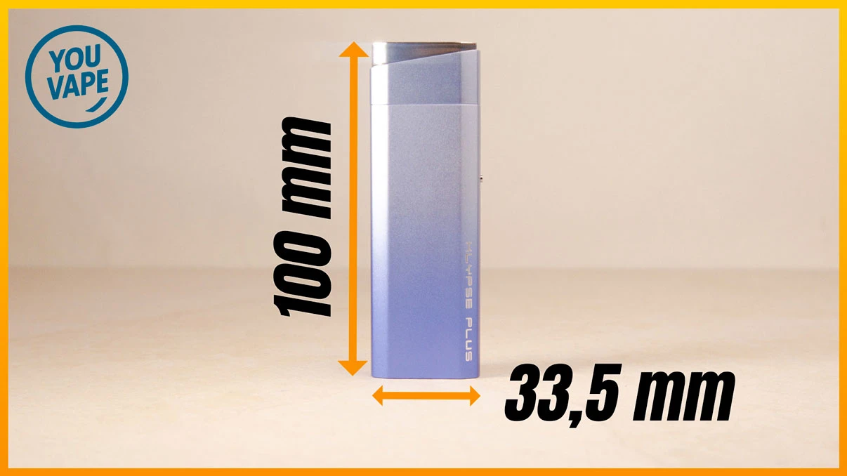 Les dimensions du Pod Klypse Plus