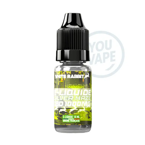 Le eliquide CBD Silver Haze 1000MG de White Rabbit est une saveur claire et végétale, légère et aérienne pour une vape quotidienne douce et naturelle.
