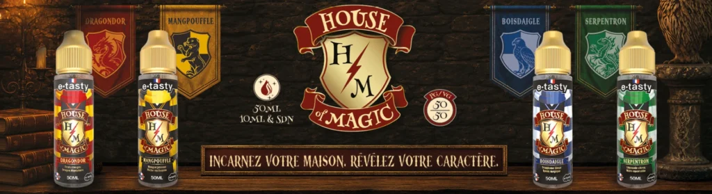 E-liquides House of Magic