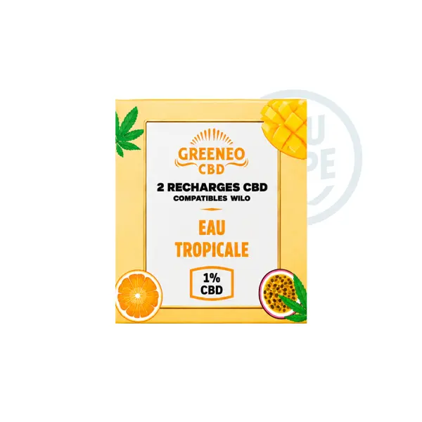 Recharge CBD Wilo Eau Tropicale par Greeneo