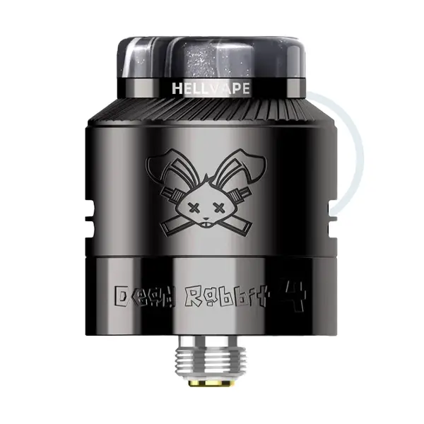 Le Dead- Rabbit 4 RDA de Hellvape de couleur gunmetal