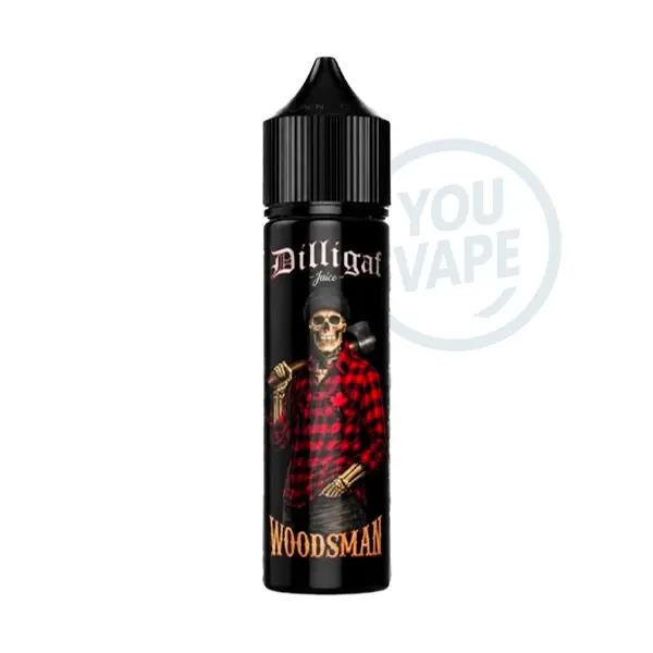 Le eliquide Woodsman 50ml de Dilligaf est une saveur de vanille, noix de macadamia, whisky au sirop d’érable.