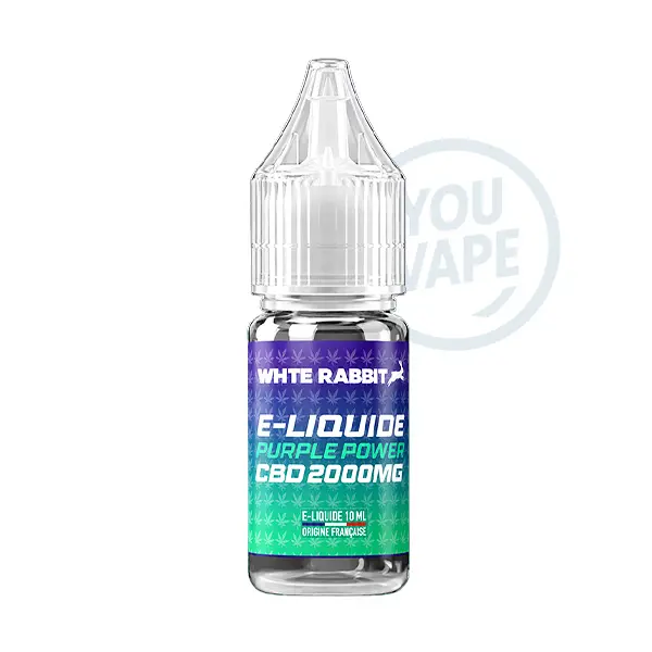 Le eliquide CBD Raisin Glacé 2000MG de White Rabbit est une recette à la fois florale et acidulée.